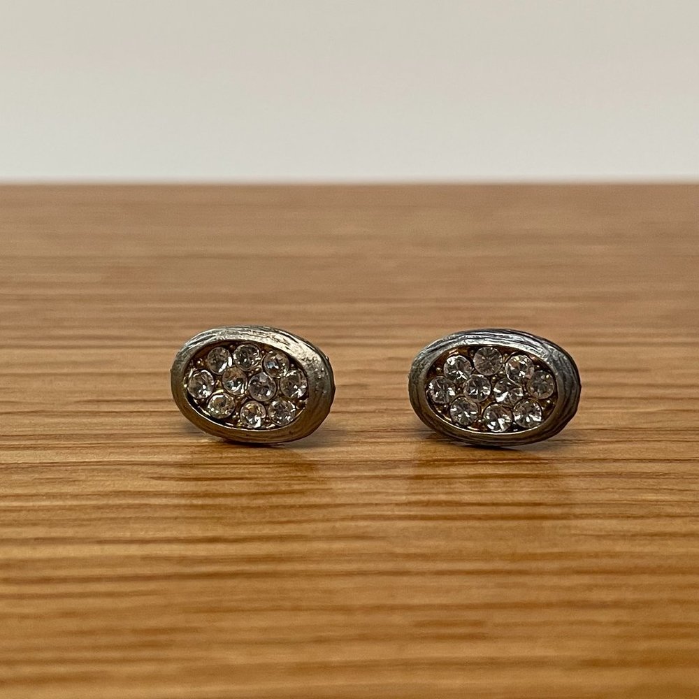 Anthropologie Crystal Stud Earrings - Picture 2 of 6